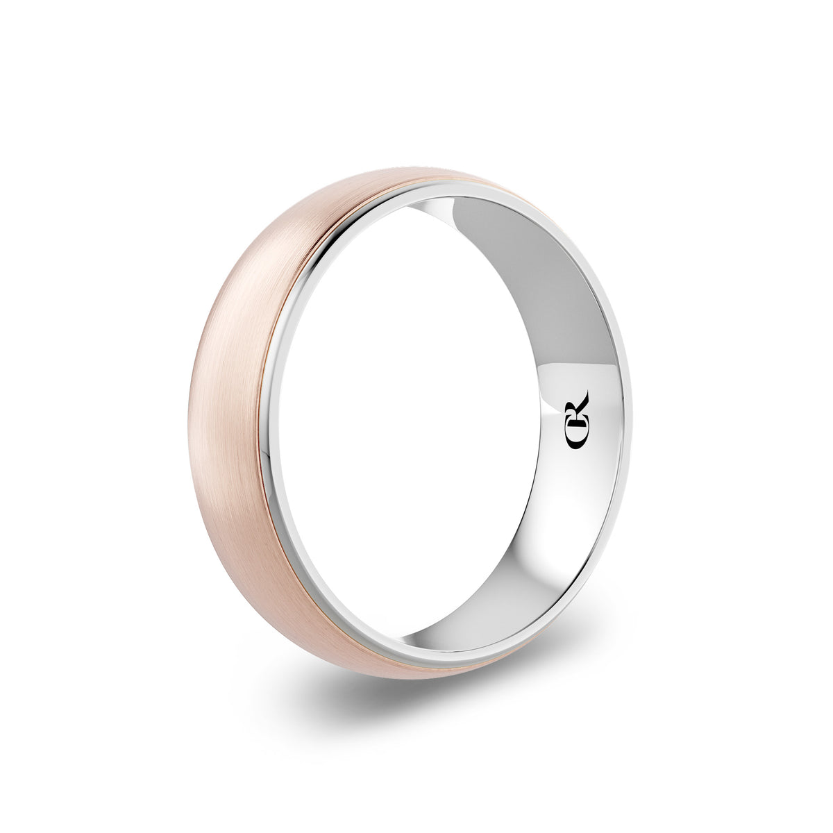CR Collection Wedding Band CRSI-102 6mm Sandpaper in 10K Rose Gold