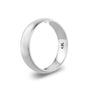 CR Collection Wedding Band CRSI-102 6mm Sandpaper in 10K White Gold