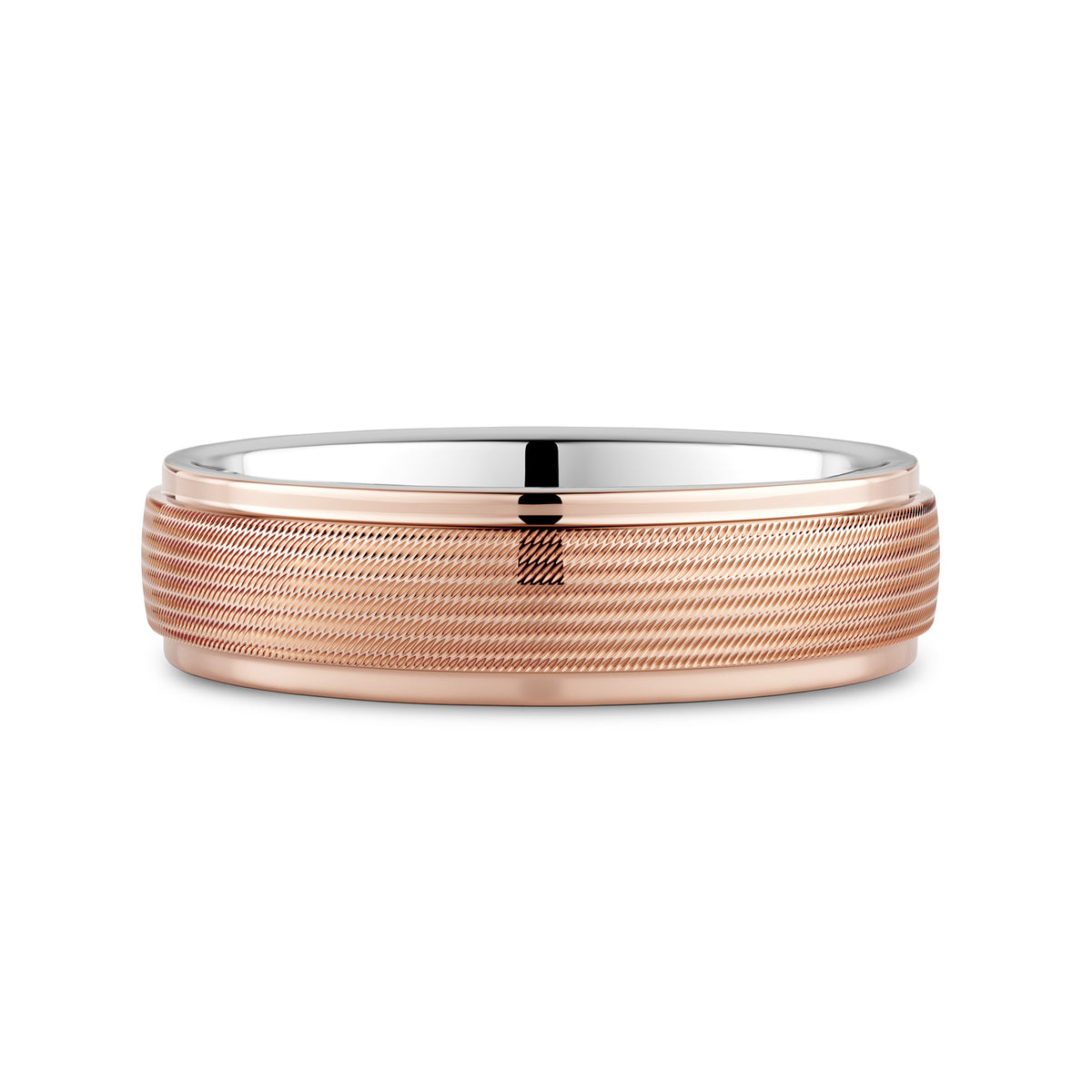CR Collection Wedding Band CRSI-103 6mm High Polish in 10K Rose Gold