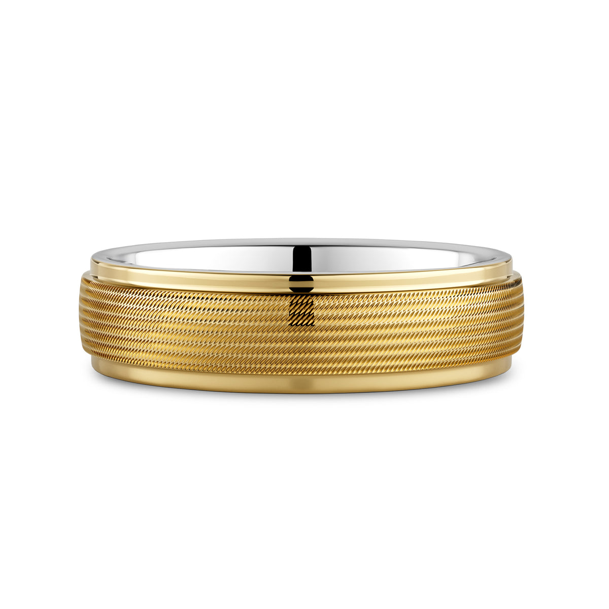 CR Collection Wedding Band CRSI-103 6mm High Polish in 14K Yellow Gold