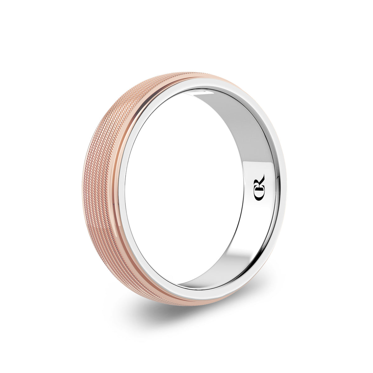 CR Collection Wedding Band CRSI-103 6mm High Polish in 18K Rose Gold