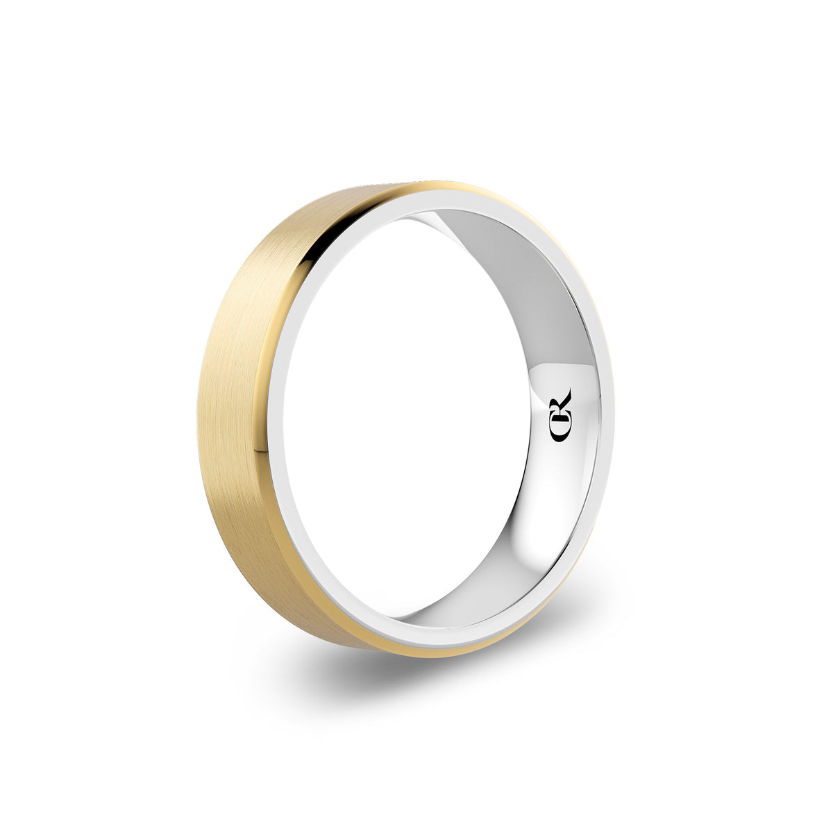 CR Collection Wedding Band CRSI-104 6mm Sandpaper in 10K Yellow Gold