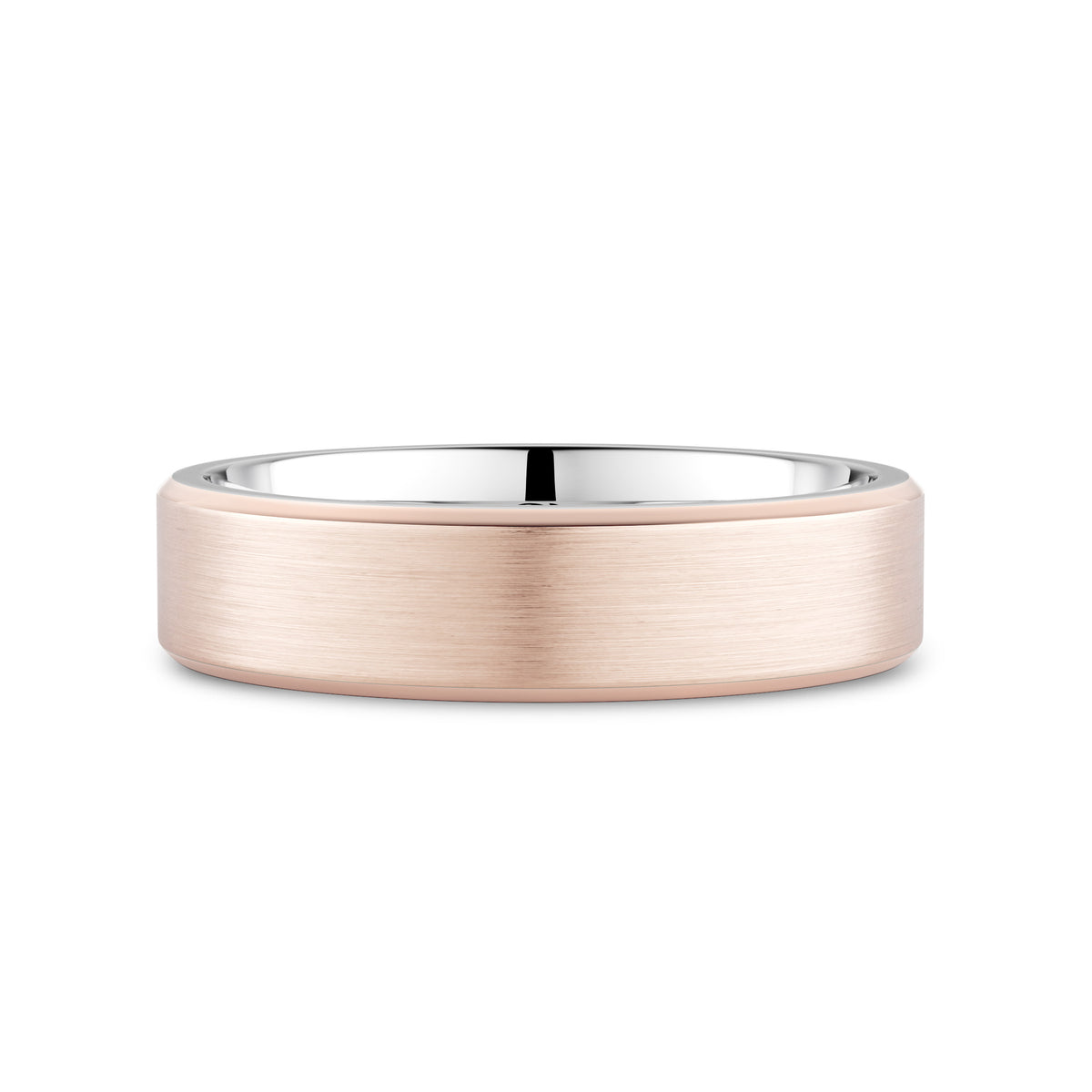 CR Collection Wedding Band CRSI-104 6mm Sandpaper in 14K Rose Gold