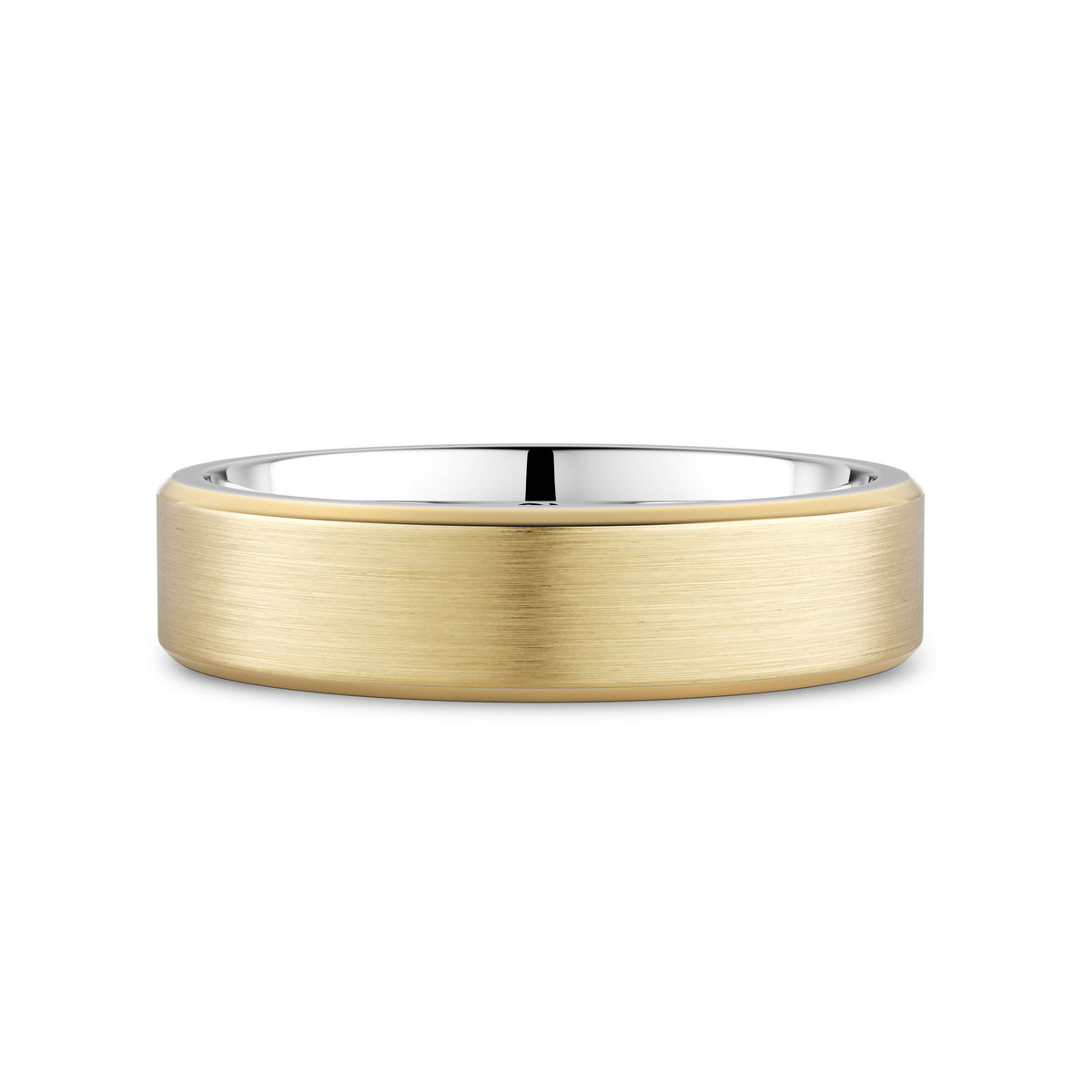 CR Collection Wedding Band CRSI-104 6mm Sandpaper in 14K Yellow Gold