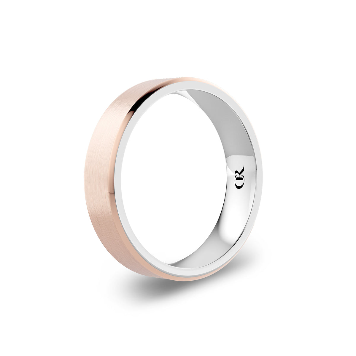 CR Collection Wedding Band CRSI-104 6mm Sandpaper in 18K Rose Gold