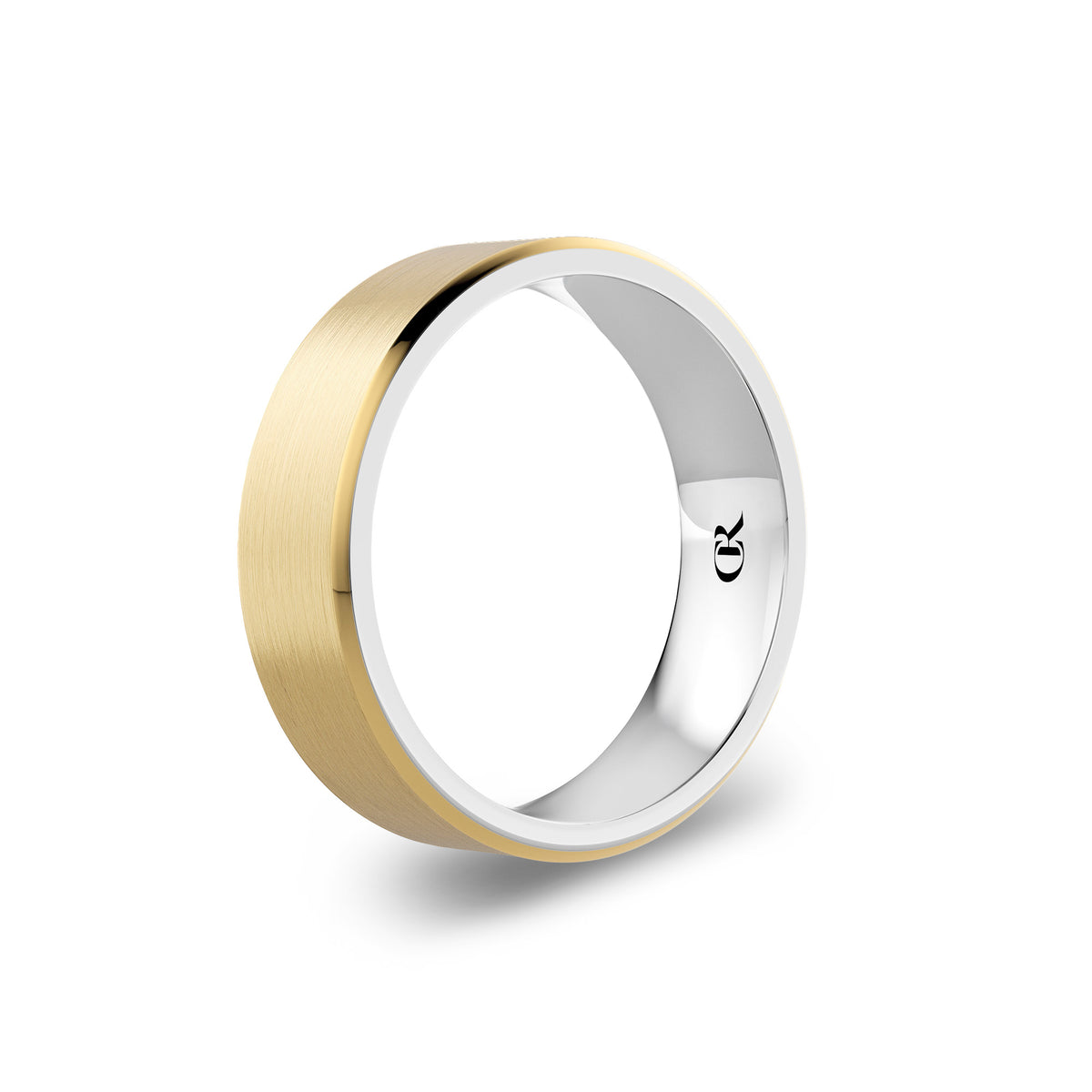 CR Collection Wedding Band CRSI-104 7mm Sandpaper in 10K Yellow Gold