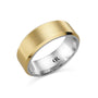 CR Collection Wedding Band CRSI-106 7.5mm High Polish in 18K Yellow Gold