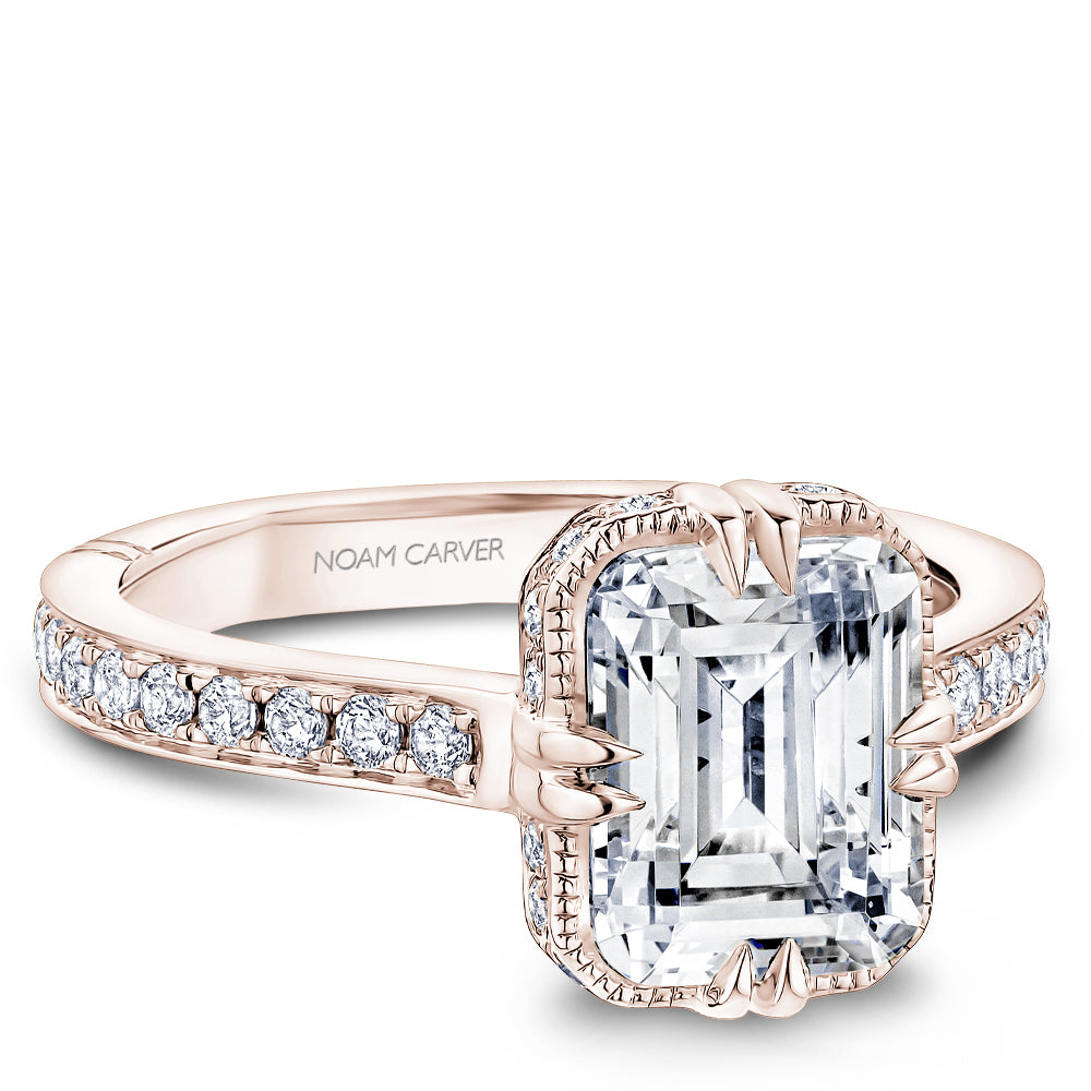 Noam Carver Engagement Ring NCAW-03 in 14K Rose Gold