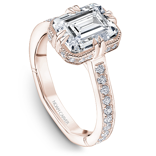Noam Carver Engagement Ring NCAW-03 in 14K Rose Gold