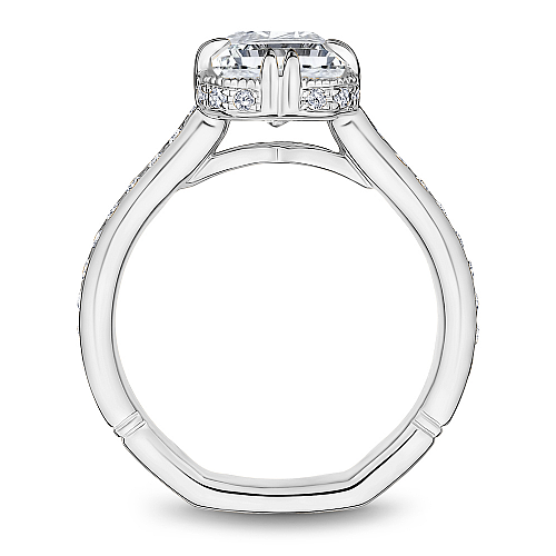 Noam Carver Engagement Ring NCAW-03 in 14K White Gold