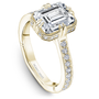 Noam Carver Engagement Ring NCAW-03 in 18K Yellow Gold
