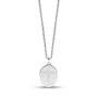 Oval Medical Pendant - Silver