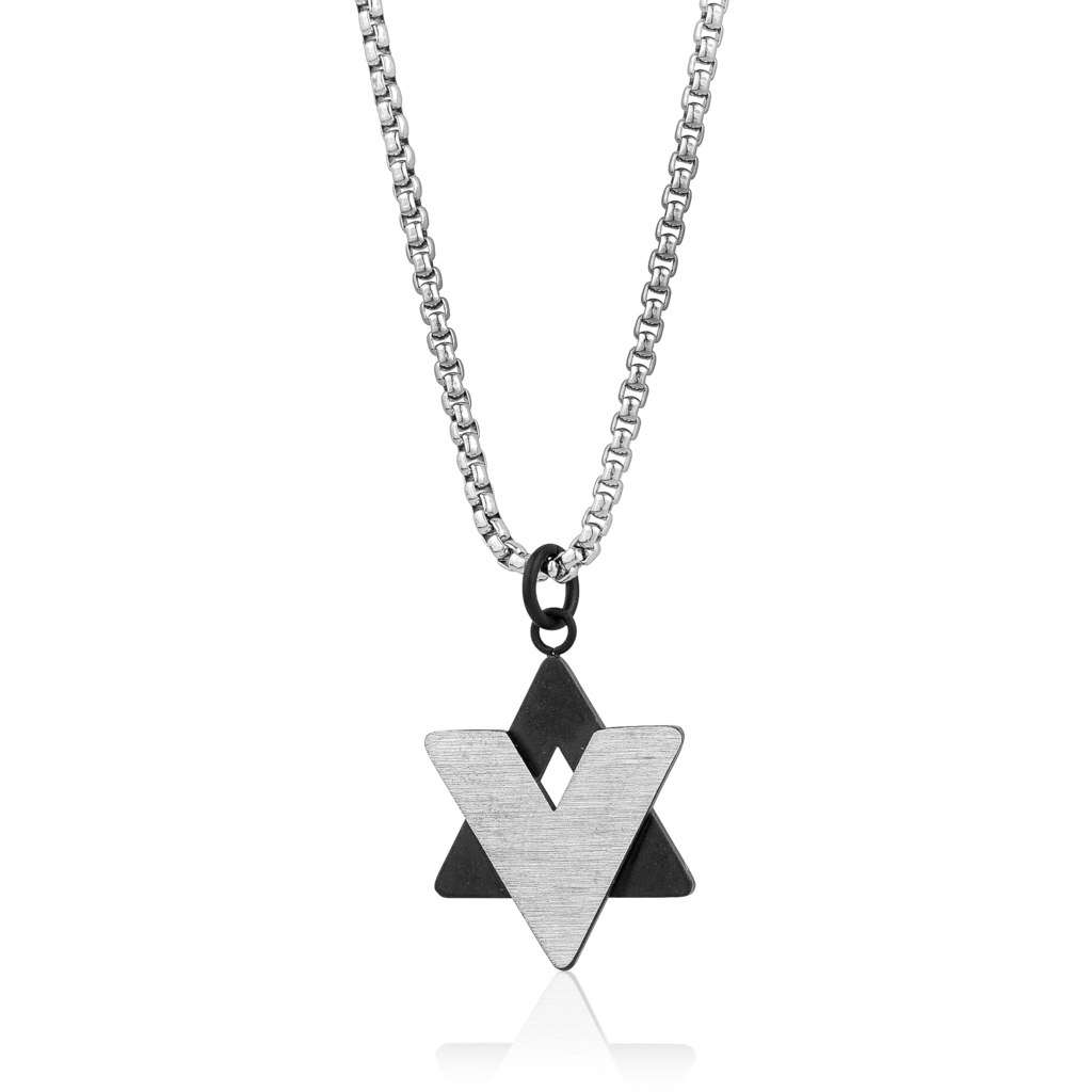 Modern Star Of David Pendant