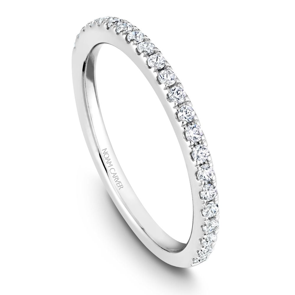 Noam Carver Matching Band R050-03 in 14K White Gold