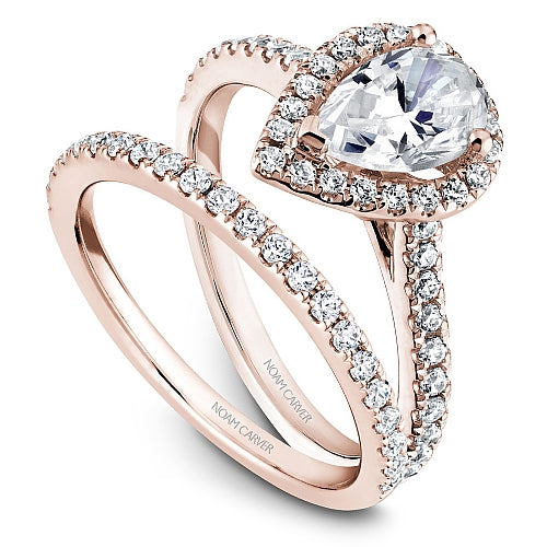 Noam Carver Engagement Ring R050-03 in 14K Rose Gold