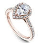 Noam Carver Engagement Ring R050-03 in 14K Rose Gold