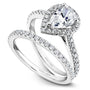 Noam Carver Engagement Ring R050-03 in 14K White Gold