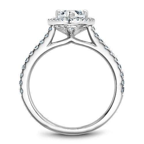 Noam Carver Engagement Ring R050-03 in 14K White Gold