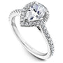 Noam Carver Engagement Ring R050-03 in 14K White Gold