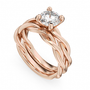 Noam Carver Engagement Ring R053-03 in 14K Rose Gold