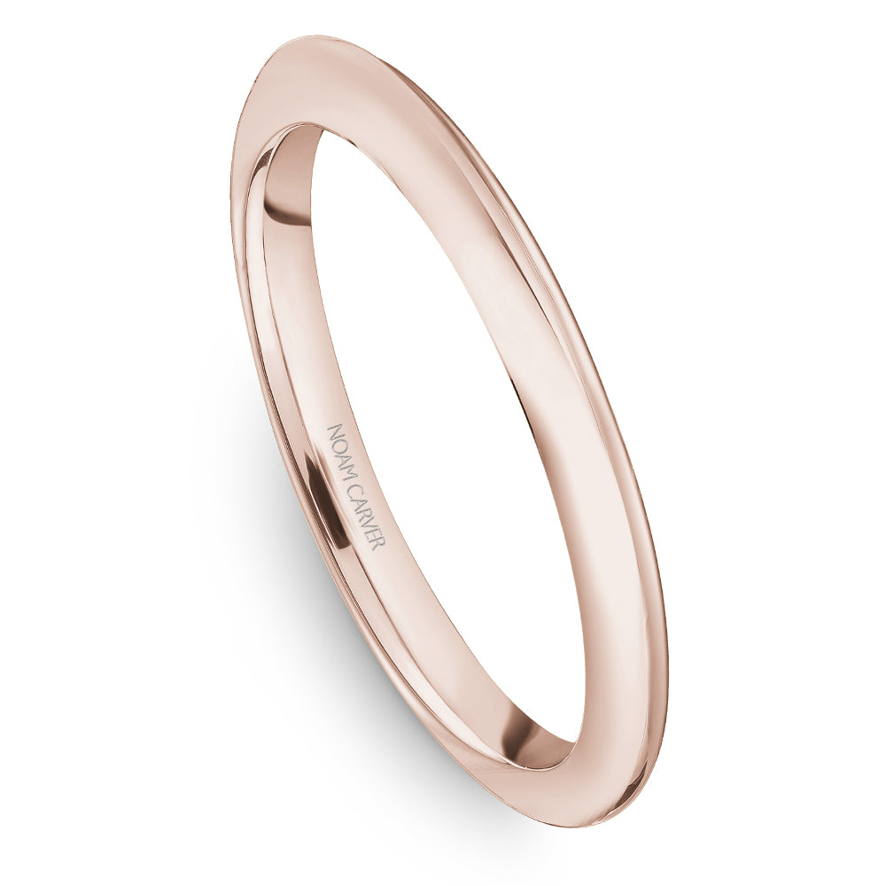 Noam Carver Matching Band R060-02 in 14K Rose Gold