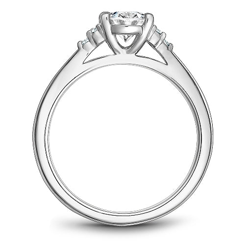 Noam Carver Engagement Ring R060-02 in 18K White Gold