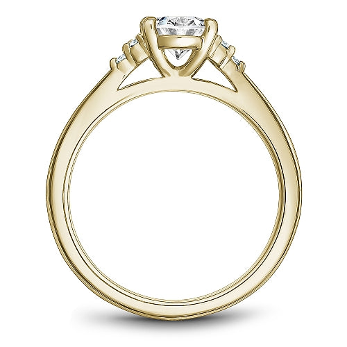 Noam Carver Engagement Ring R060-02 in 14K Yellow Gold