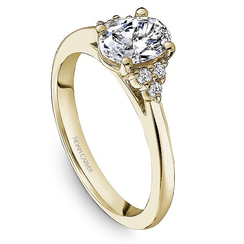 Noam Carver Engagement Ring R060-02 in 18K Yellow Gold