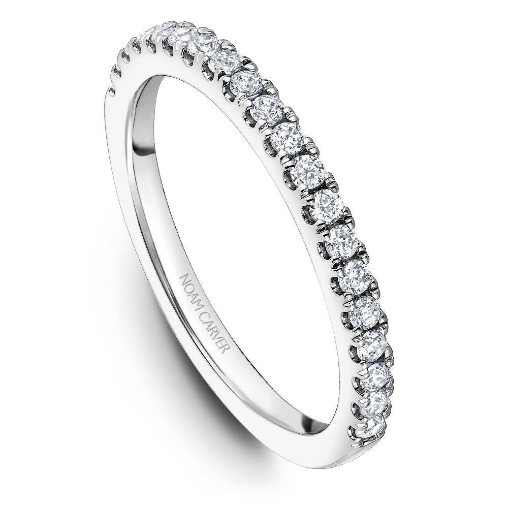 Noam Carver Matching Band R069-01 in 14K White Gold