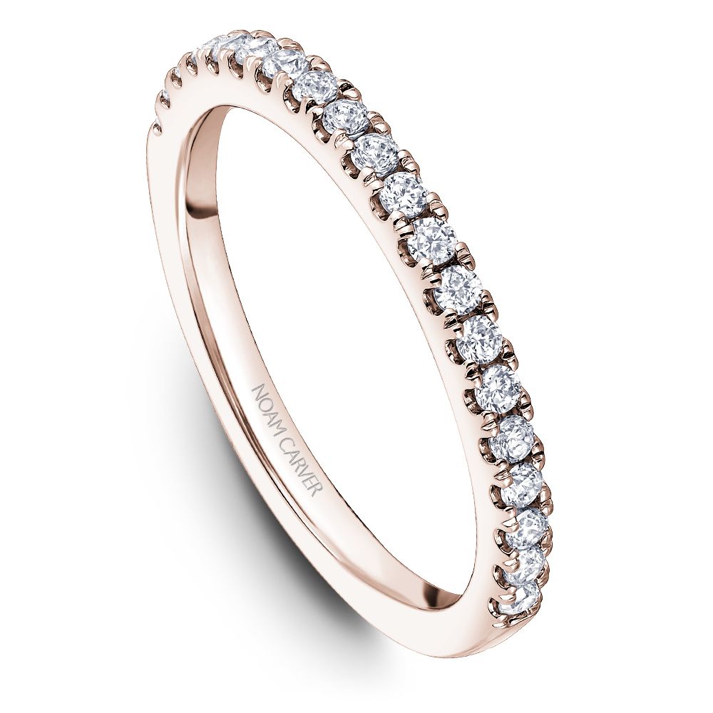 Noam Carver Matching Band R069-01 in 14K Rose Gold