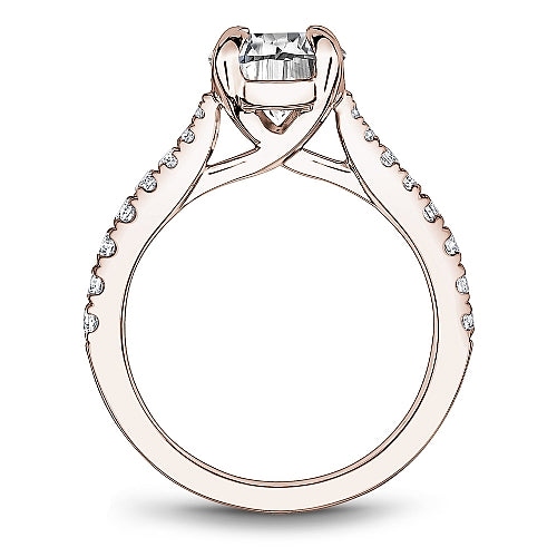 Noam Carver Engagement Ring R069-01 in 14K Rose Gold