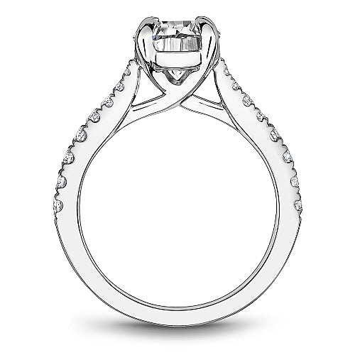 Noam Carver Engagement Ring R069-01 in 14K White Gold