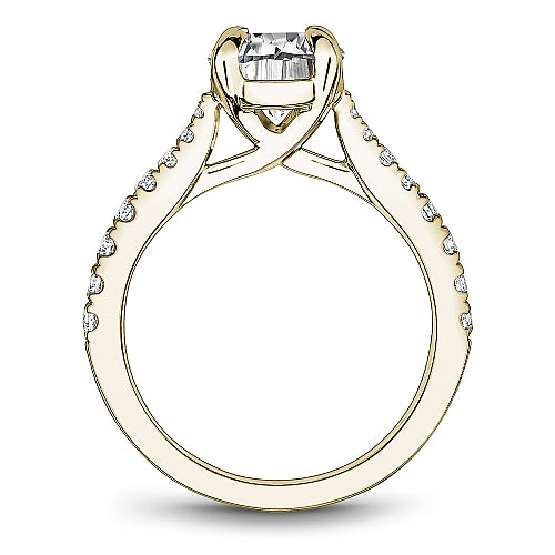 Noam Carver Engagement Ring R069-01 in 14K Yellow Gold