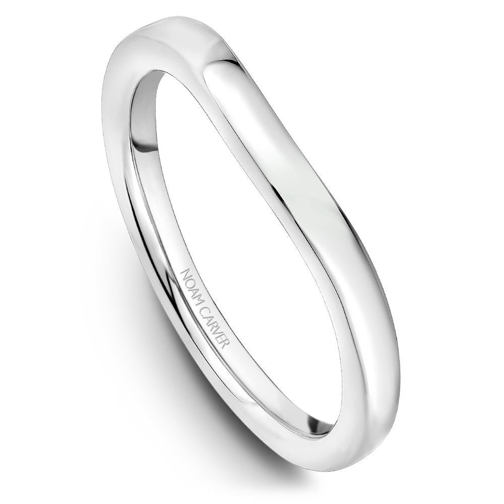 Noam Carver Matching Band R074-01 in 14K White Gold