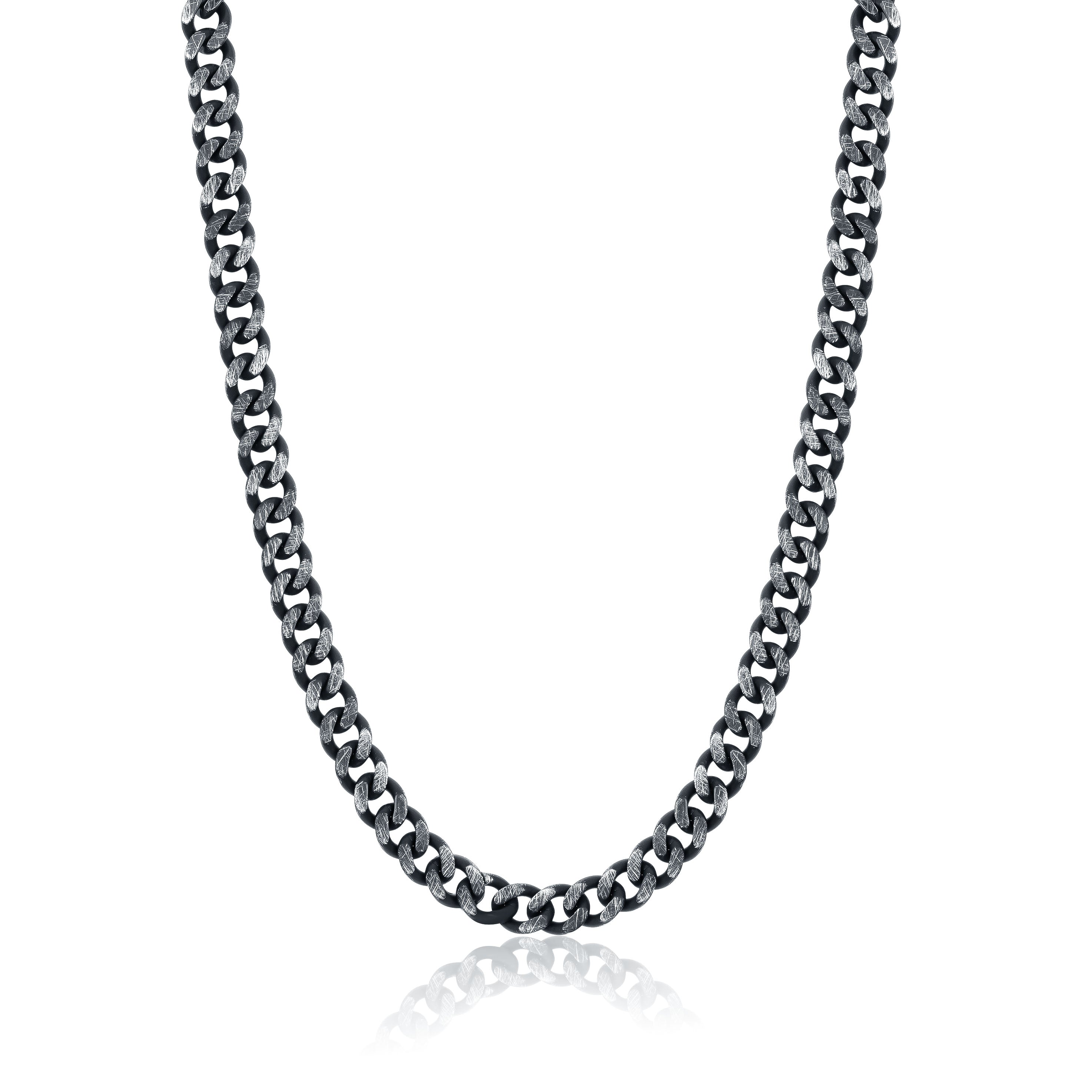 Vintage Stainless Steel Cuban Link Chain 8.6mm