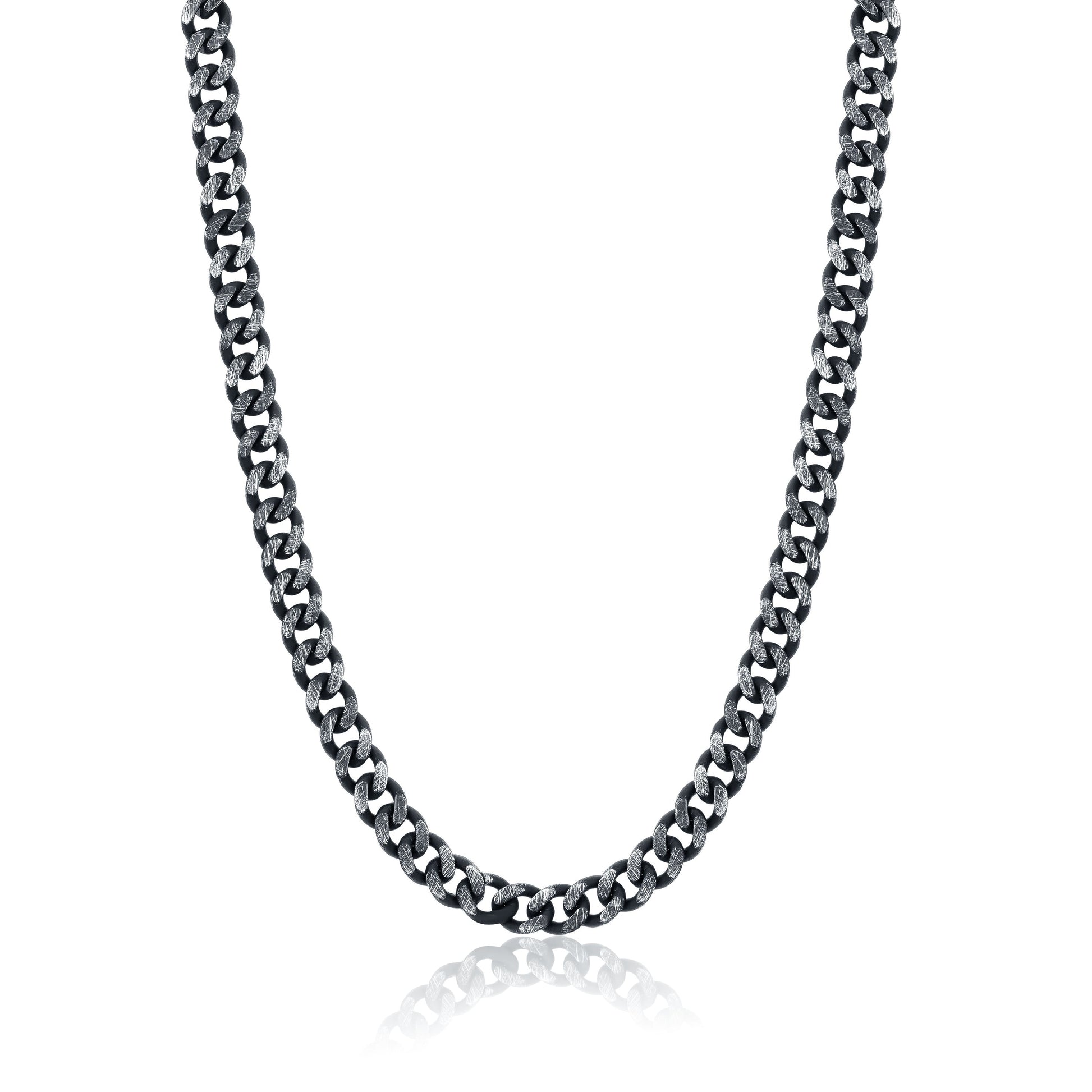Vintage Stainless Steel Cuban Link Chain 8.6mm
