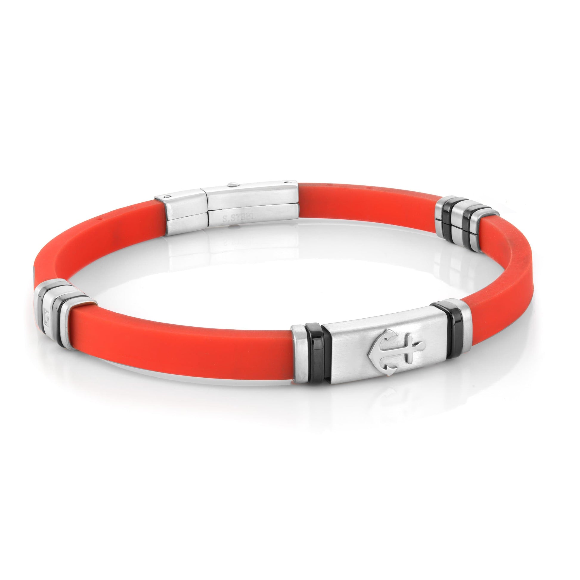 Anchor Silicone Bracelet 5mm