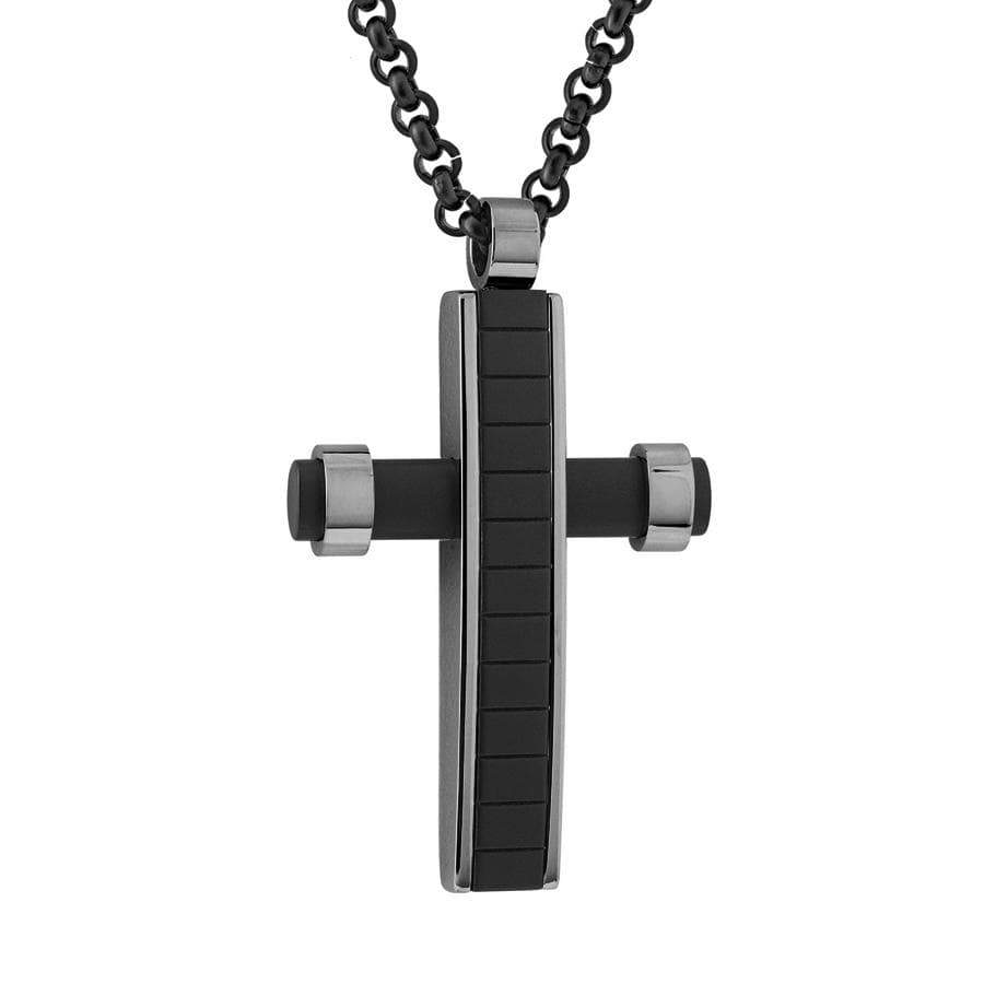 Matte Cross Pendant