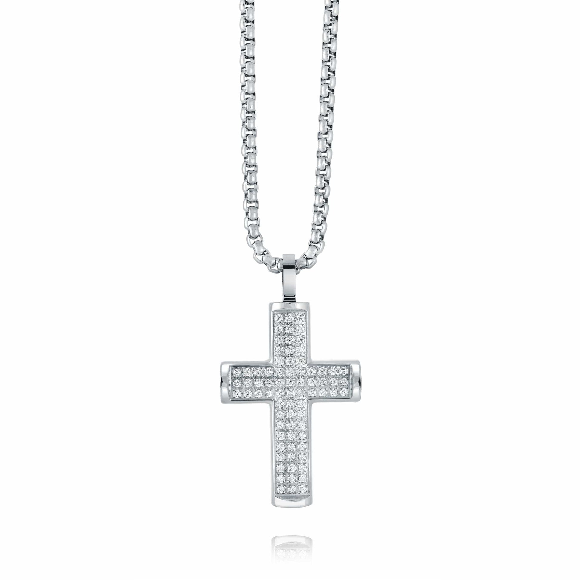 Full Studded Cross Pendant