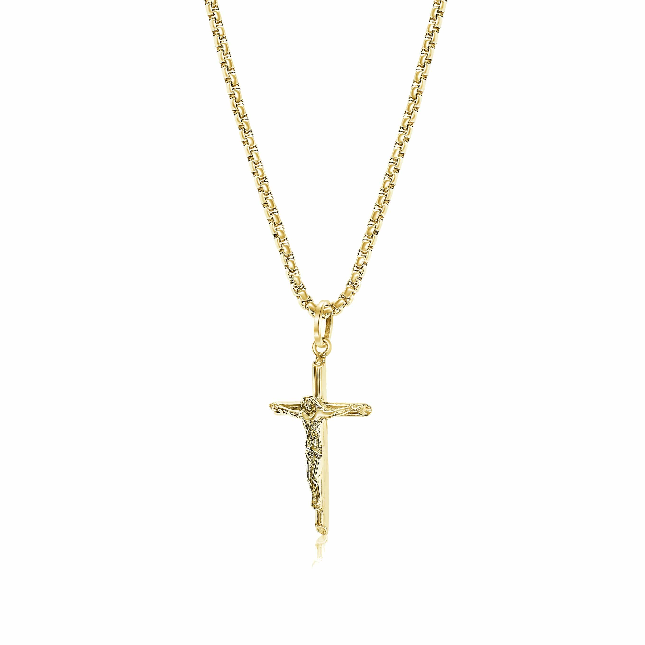 Simple Crucifix Cross Pendant