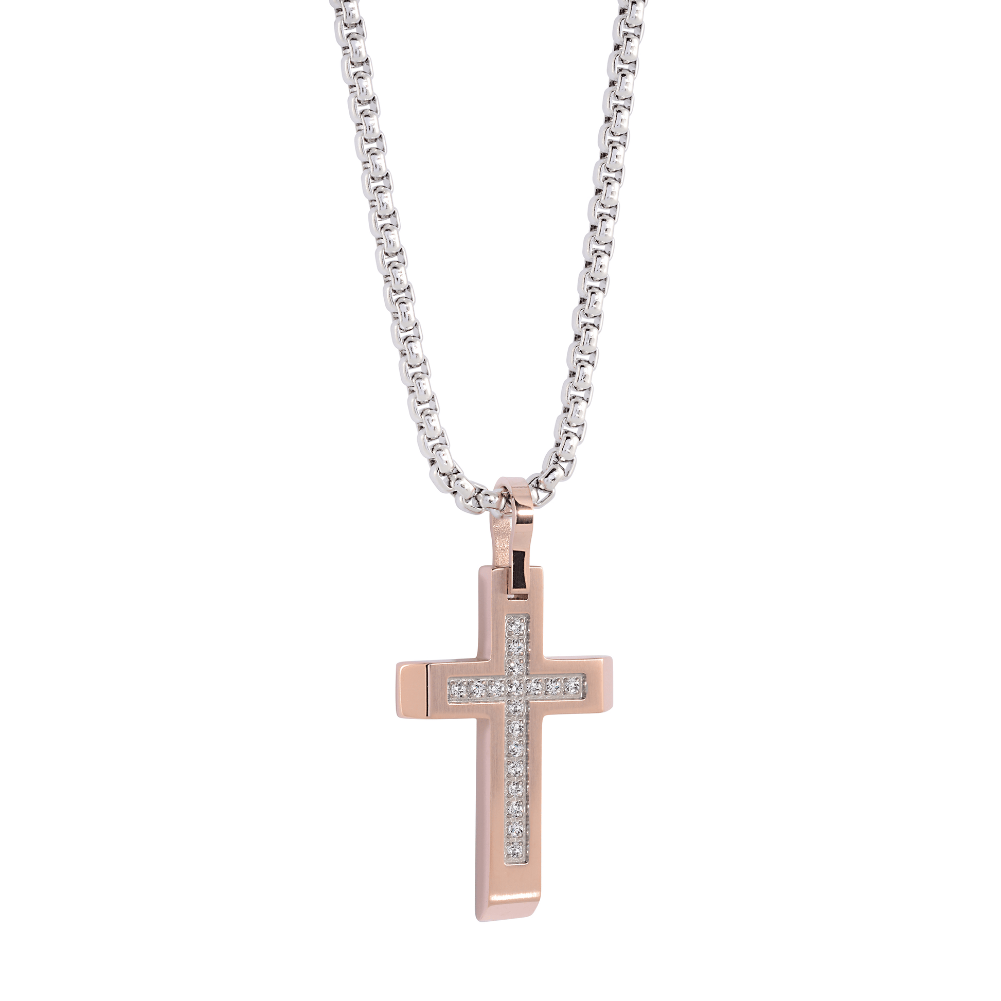 Studded Cross Pendant