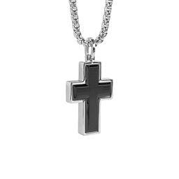 Edged Cross Pendant
