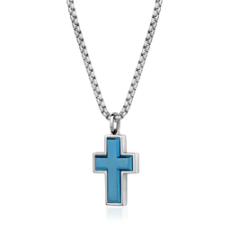 Edged Cross Pendant