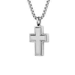 Edged Cross Pendant