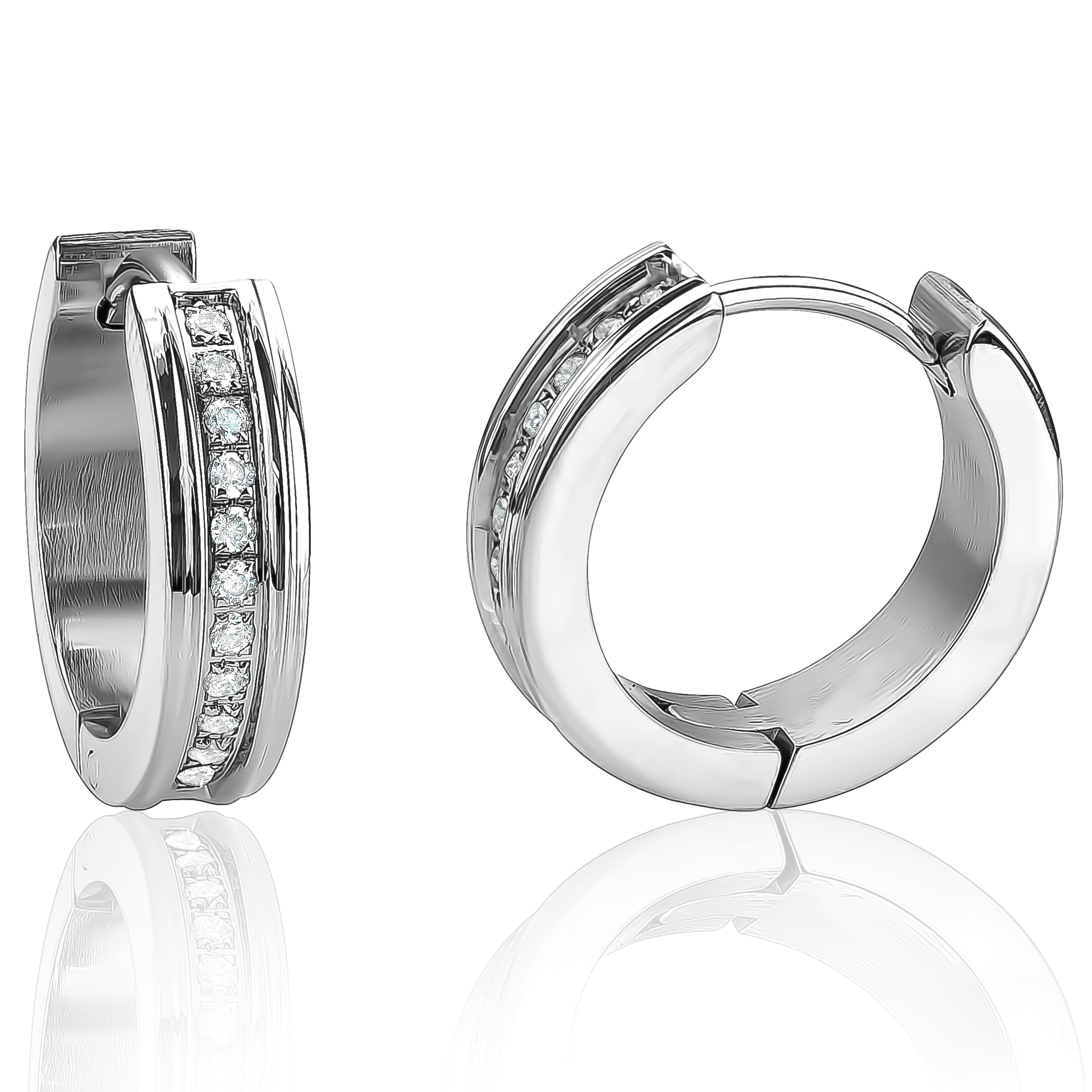 Thin Gem Channel Hoops