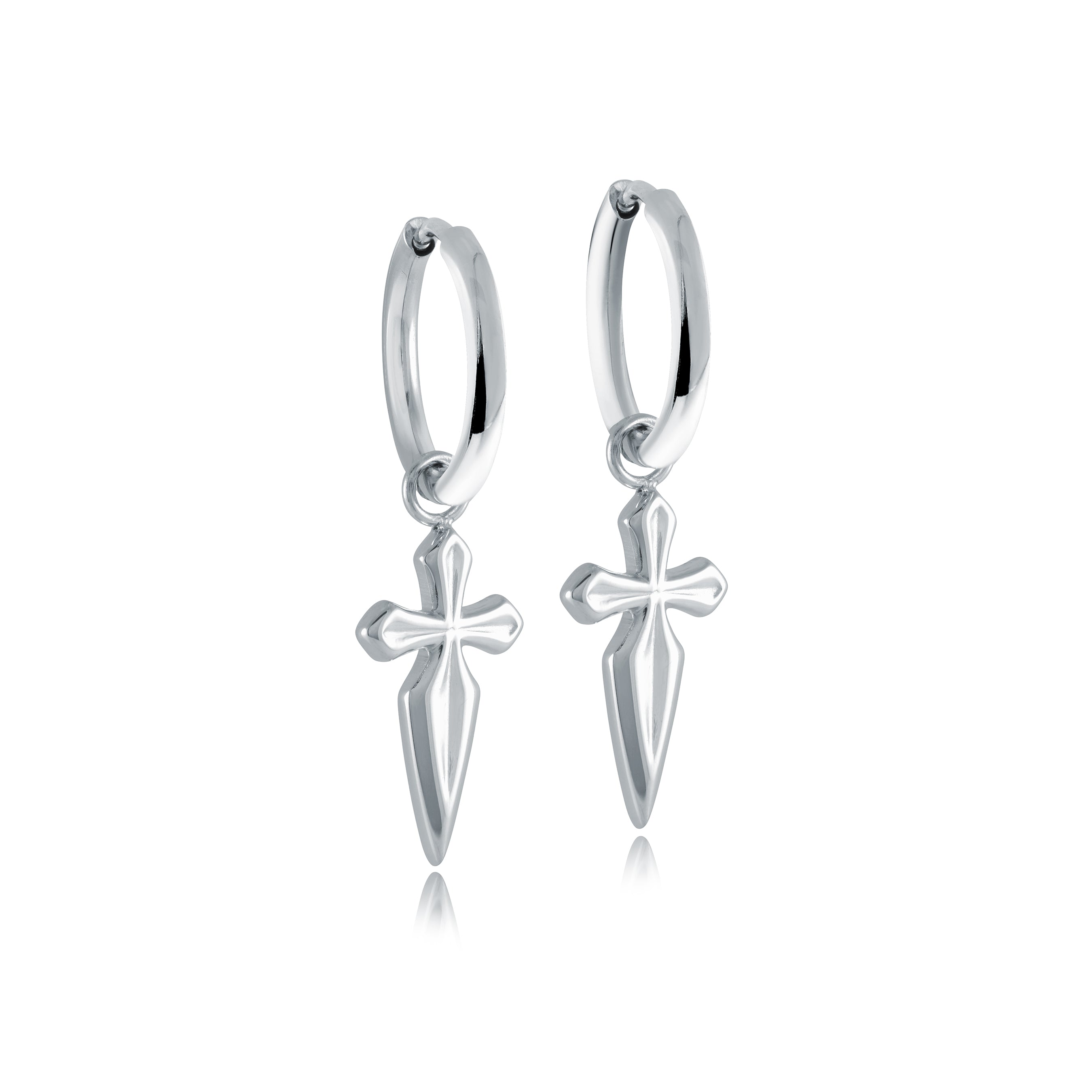 Dagger Steel Earrings