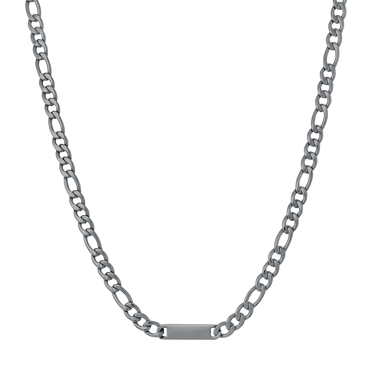 Engravable Figaro Chain 6mm