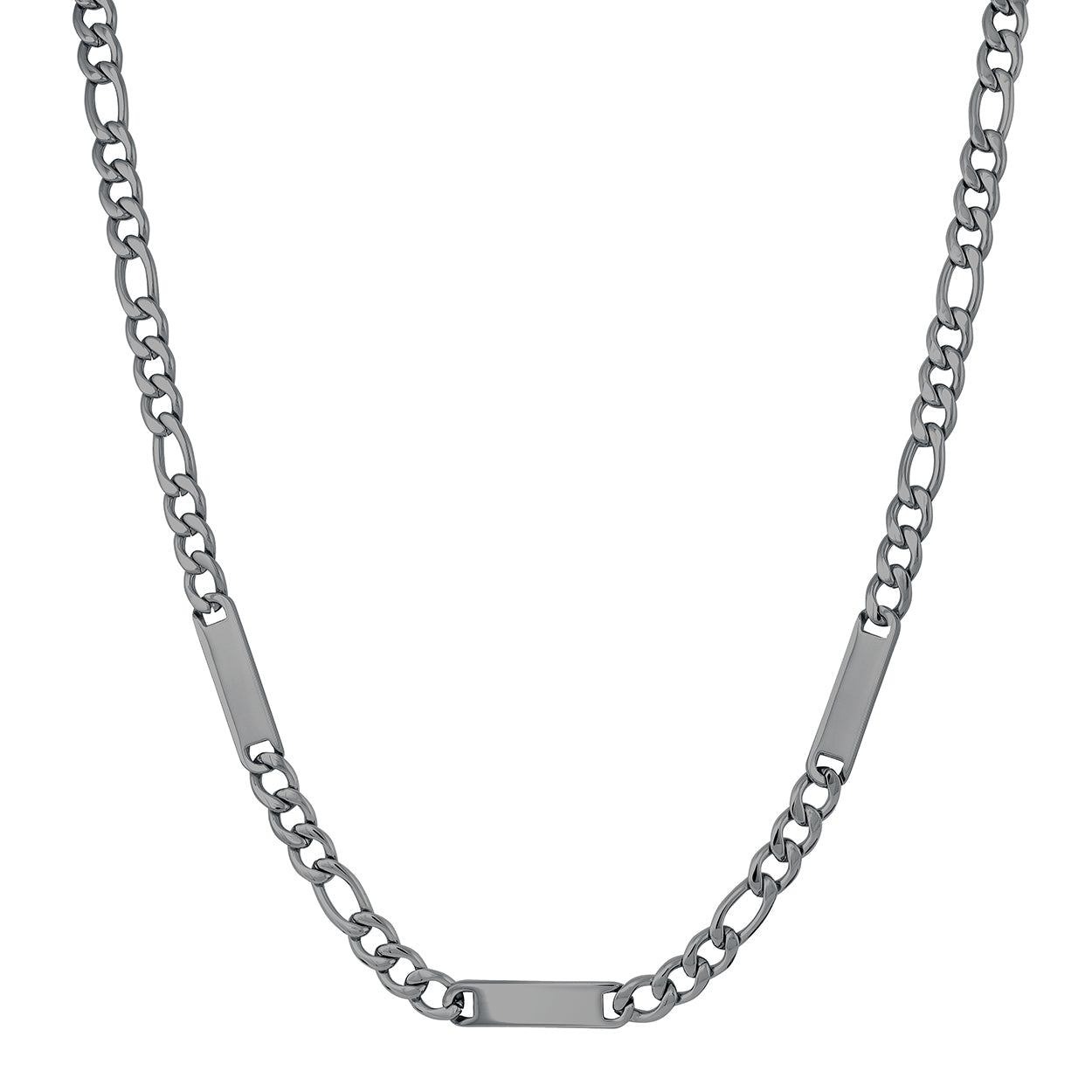 Engravable Figaro Chain 6mm