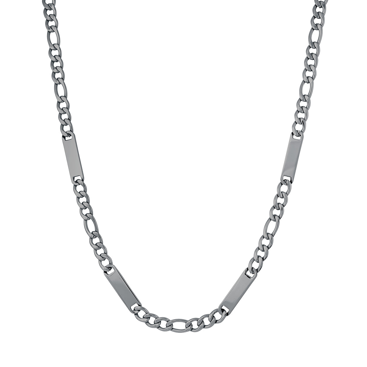 Engravable Figaro Chain 6mm