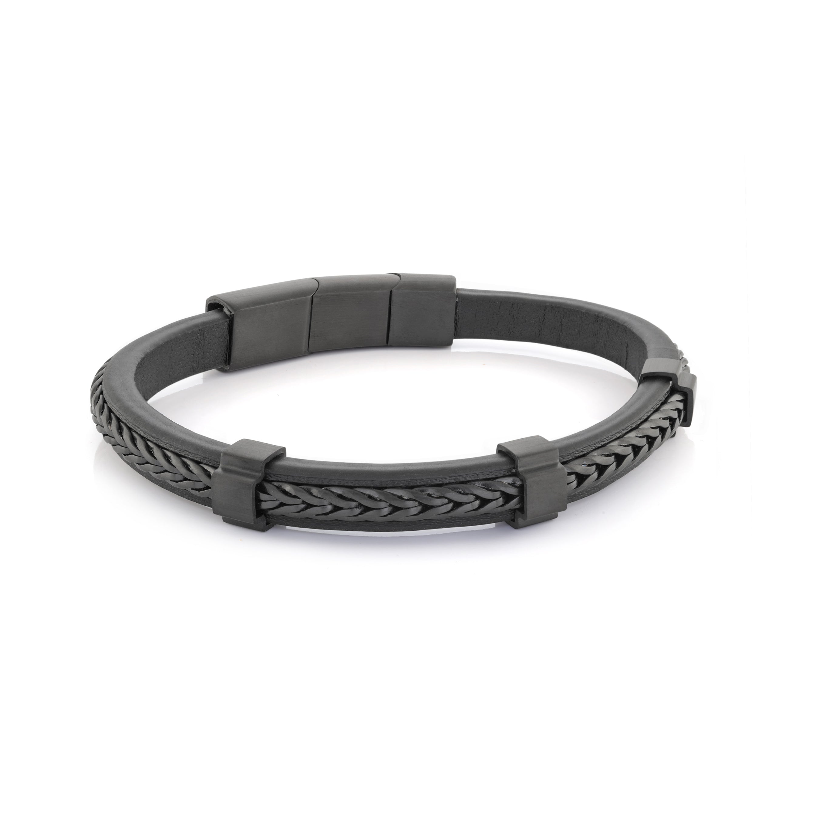 Leather & Franco Bracelet 7mm